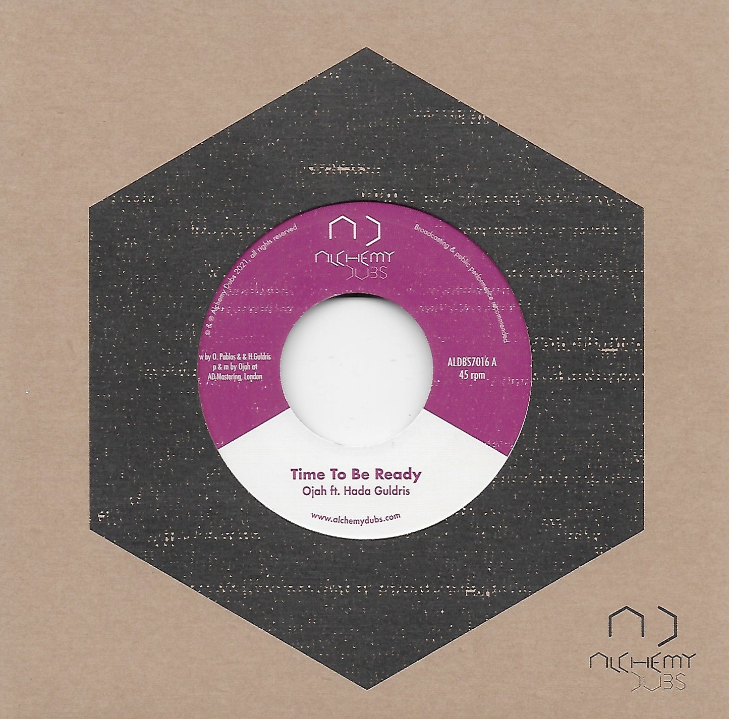 Ojah Feat. Hada Guldris - Time To Be Ready/ Dub To Be Ready