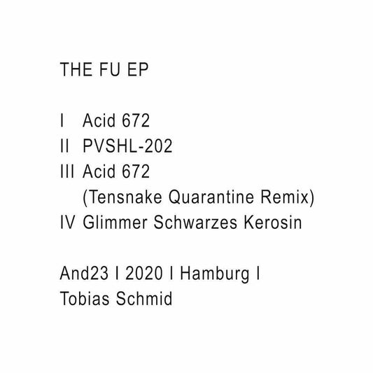 Tobias Schmid - THE FU EP