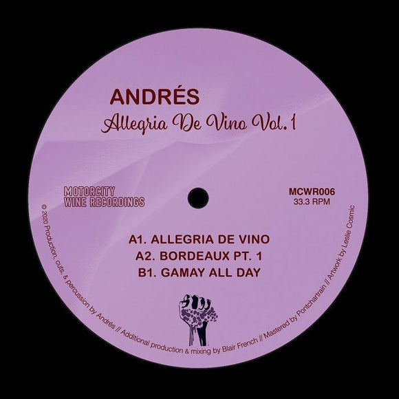 ANDRES - Allegria De Vino Vol 1