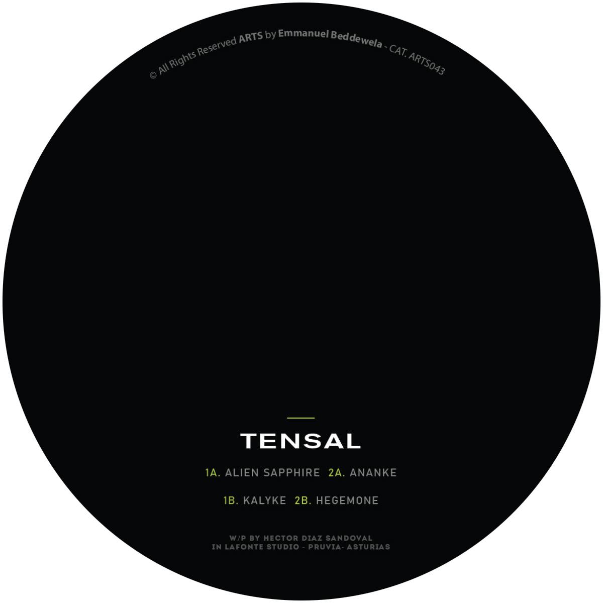 Tensal - Alien Sapphire [stickered sleeve]