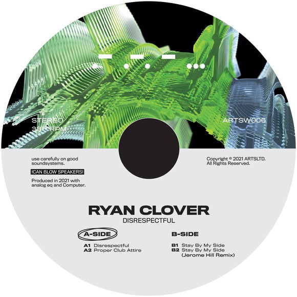 Ryan Clover - Disrespectful [stickered sleeve]