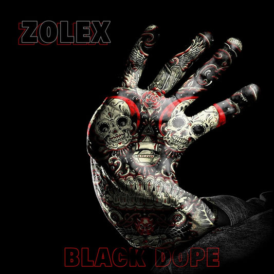 Zolex - Black Dope [full colour sleeve / red + grey marbled vinyl]