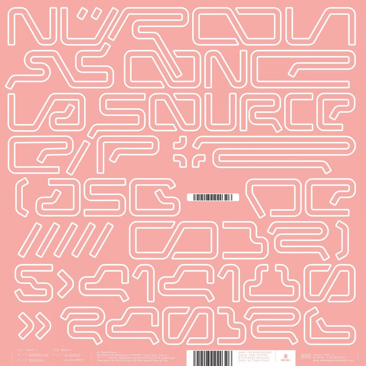 Nuron / As One - La Source 02 [clear vinyl repress / printed + glow in the dark sleeve / 180 gr]
