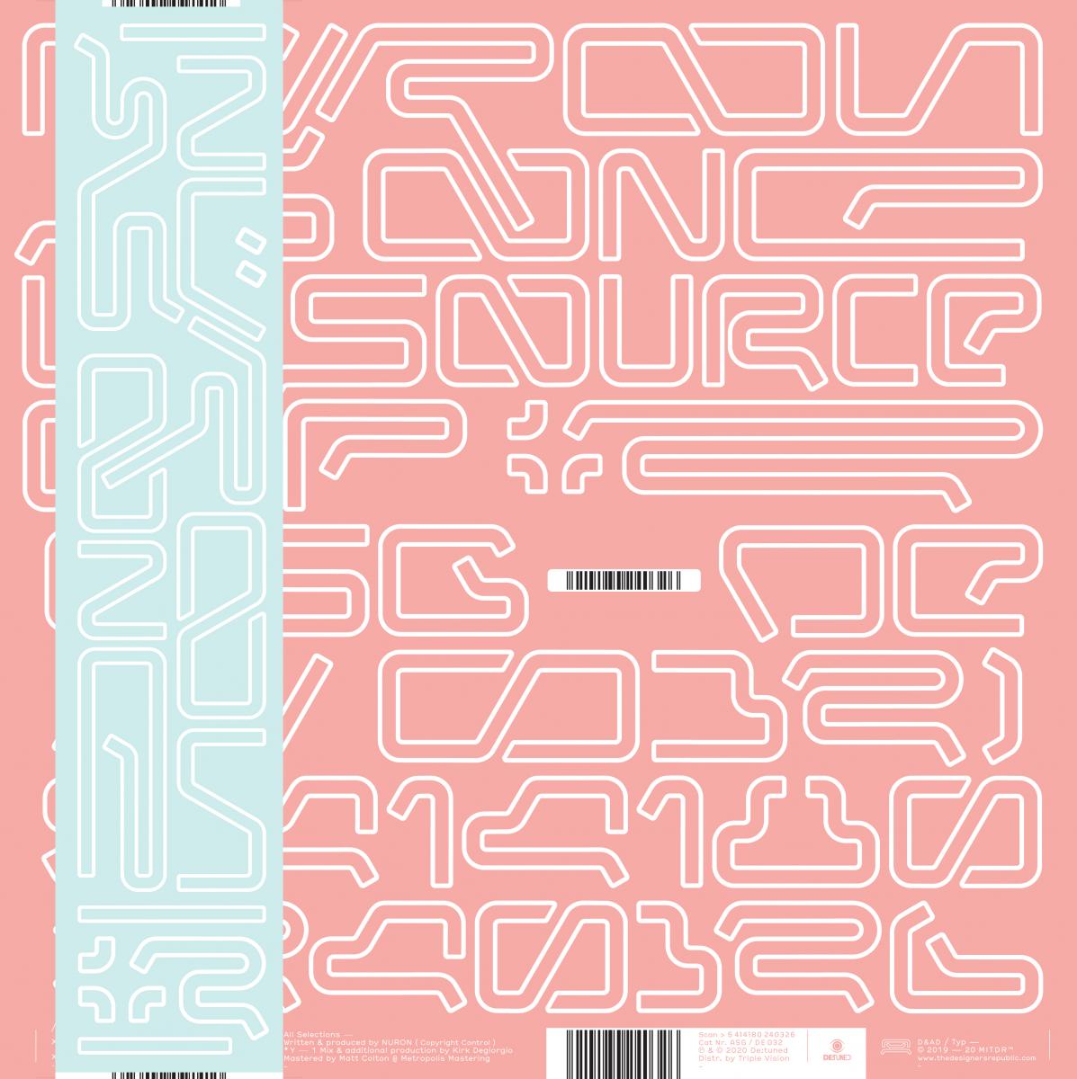 Nuron / As One - La Source 02 [180 gr clear red vinyl / printed + glow in the dark sleeve + obi]