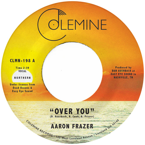 Aaron Frazer - Over You [Limited Translucent Orange Vinyl Black Vinyl 7"]