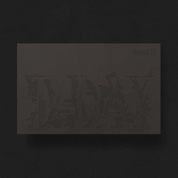 Agust D (Suga of BTS) - D-DAY [Version B] (CD)