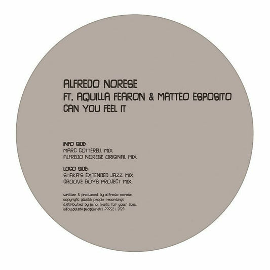 Alfredo NORESE feat AQUILLA FEARON / MATTEO ESPOSITO - Can You Feel It (feat Marc Cotterell, Shaka & Groove Boys Project mixes)