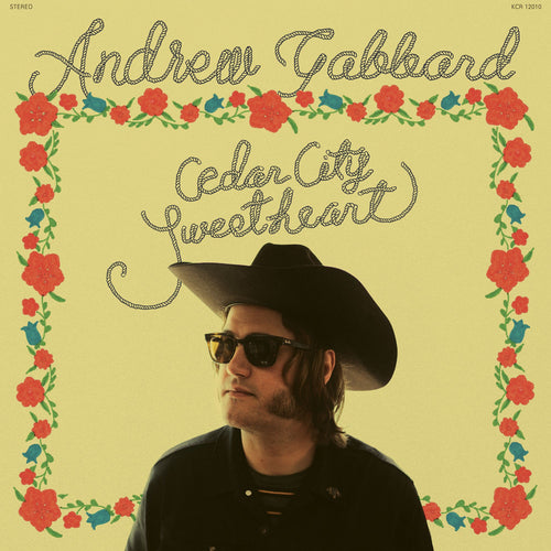 Andrew Gabbard - Cedar City Sweetheart [Clear w/ Yellow & Red Swirl]