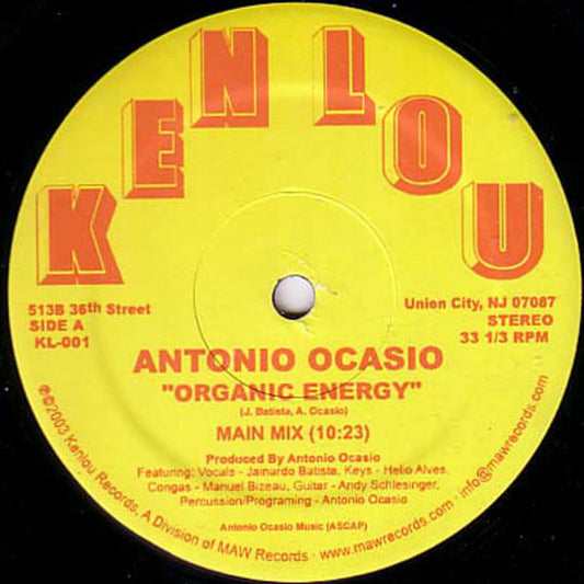 Antonio Ocasio - Organic Energy