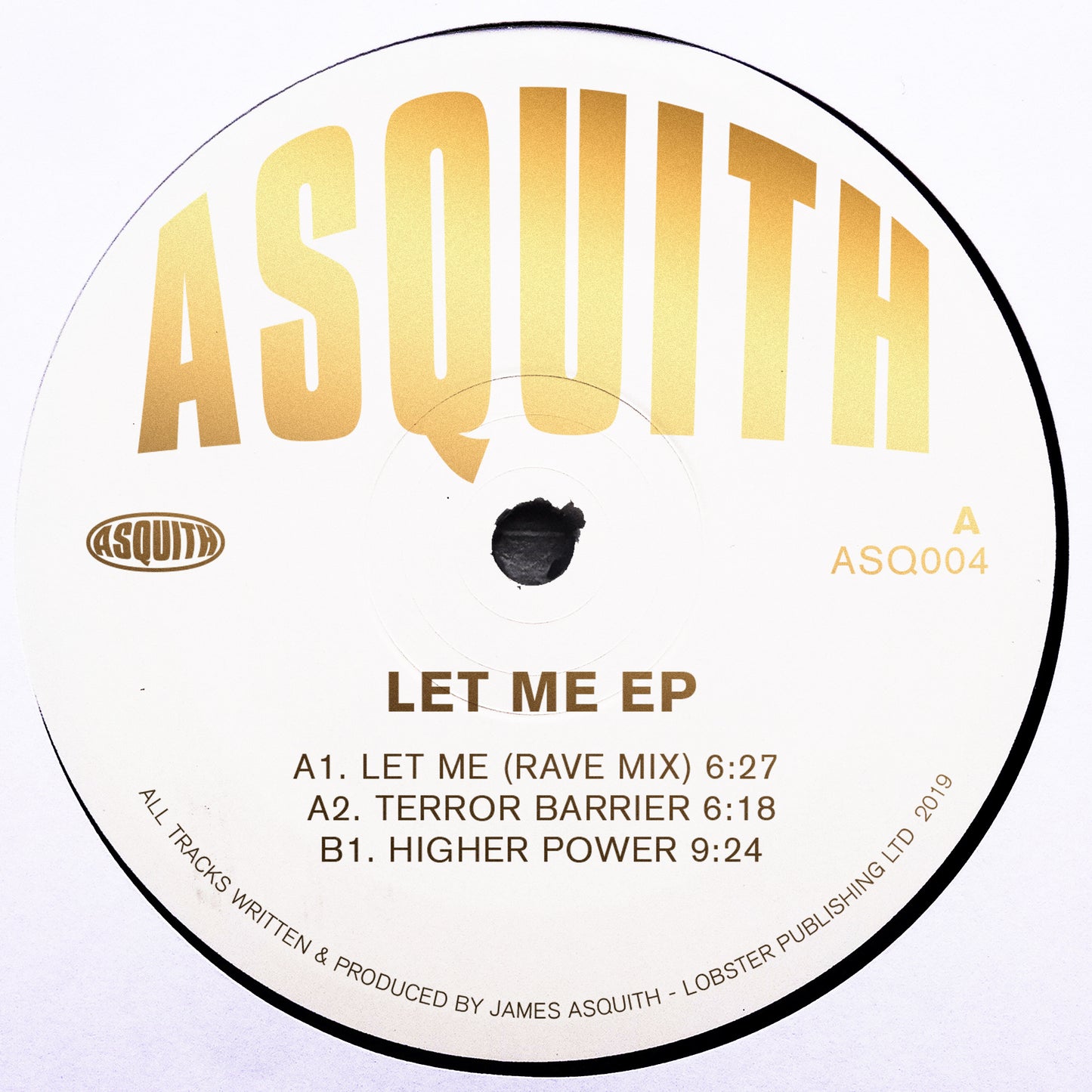 Asquith - Let Me EP [Glittery Gold Vinyl]