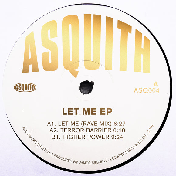Asquith - Let Me EP [Glittery Gold Vinyl]