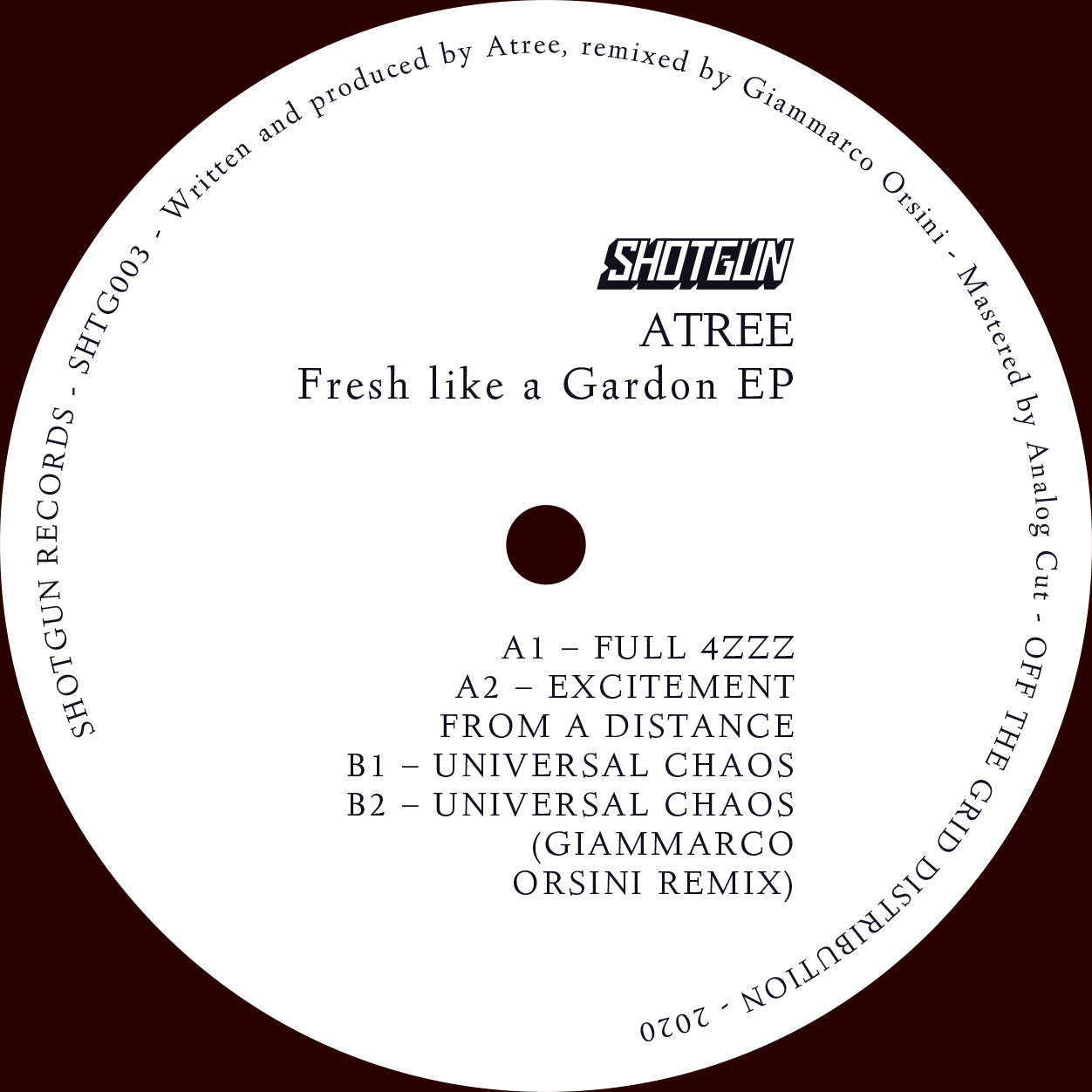 Atree - Fresh like a gardon EP (Remixer: Giammarco Orsini)