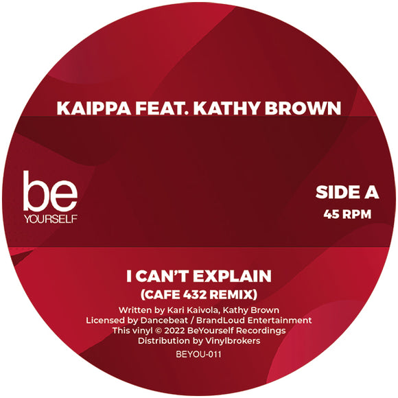 KAIPPA feat. KATHY BROWN - I CAN'T EXPLAIN