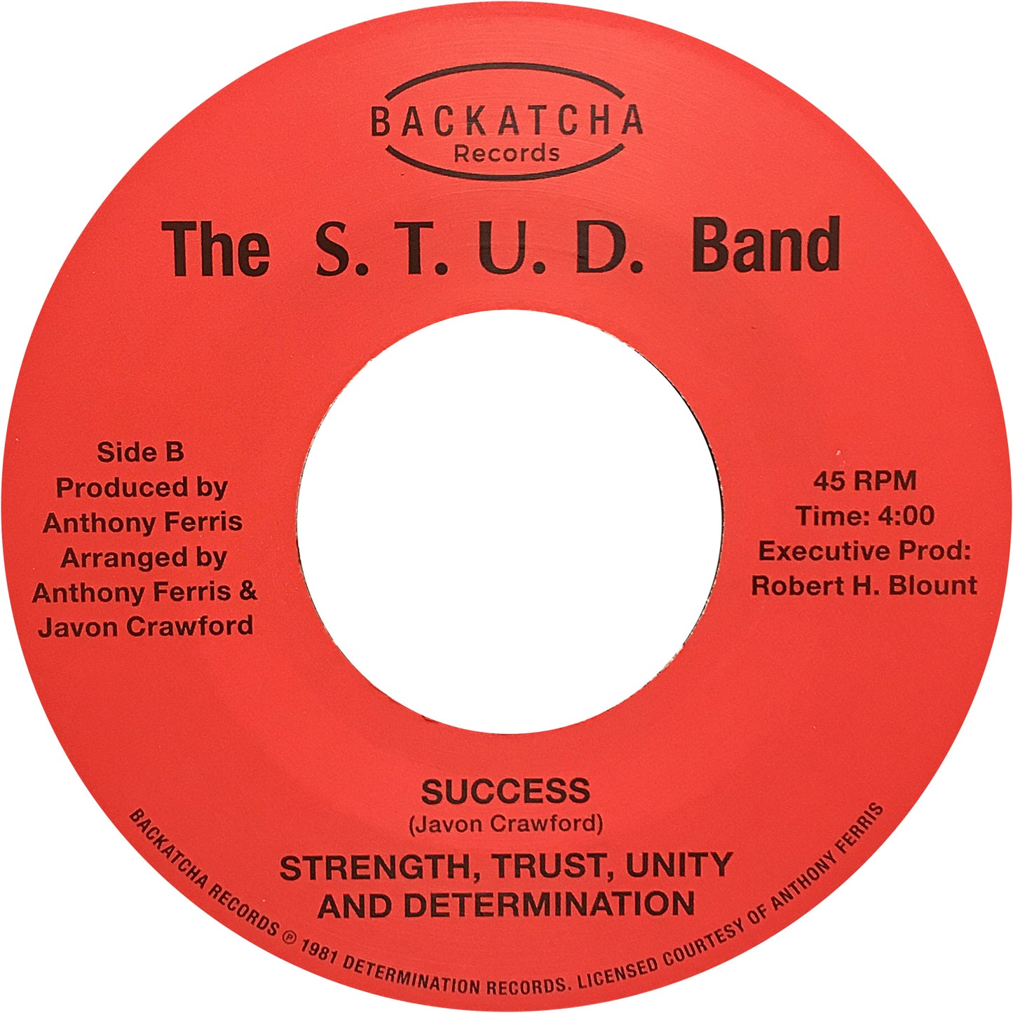 S.T.U.D. Band - 'Where's The Floor' / 'Success'