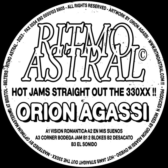 Orion Agassi - Hot Jams Straight Out The 330XX !!