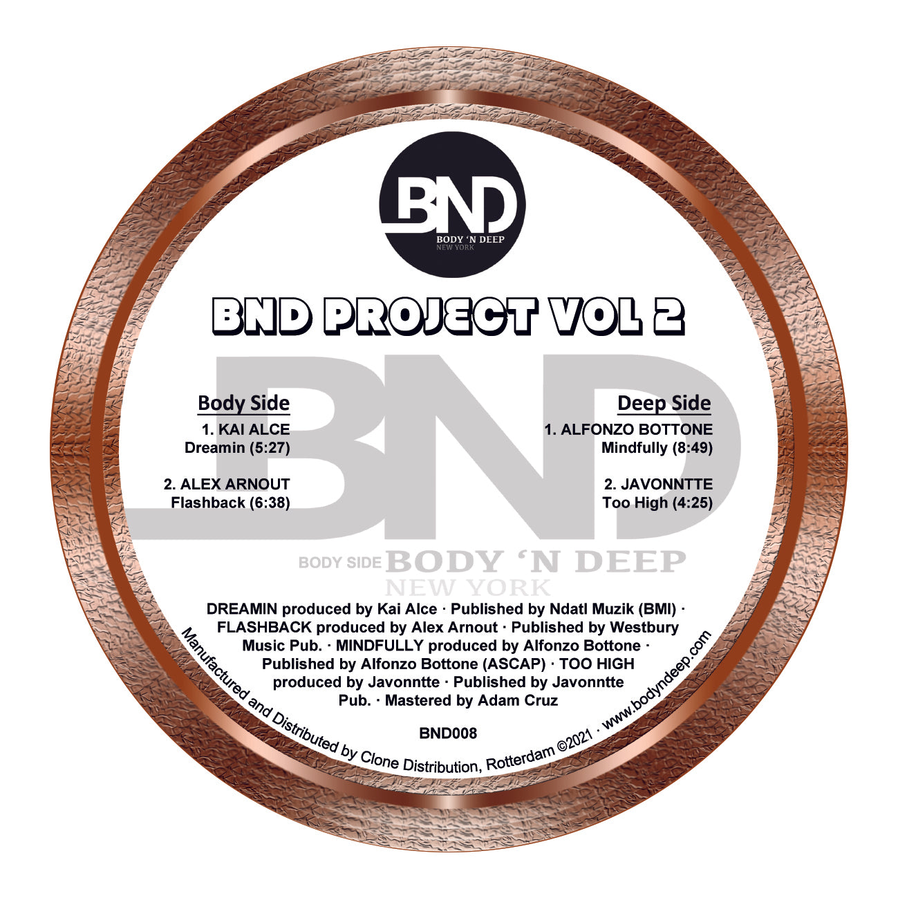 Kai ALCE/ALEX ARNOUT/ALFONZO BOTTONE/JAVONNTTE - BND Project Vol 2