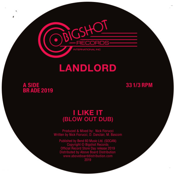 Landlord - I Like It (Blow Out Dub) - The Maghreban Remix (Record Store Day 2019)