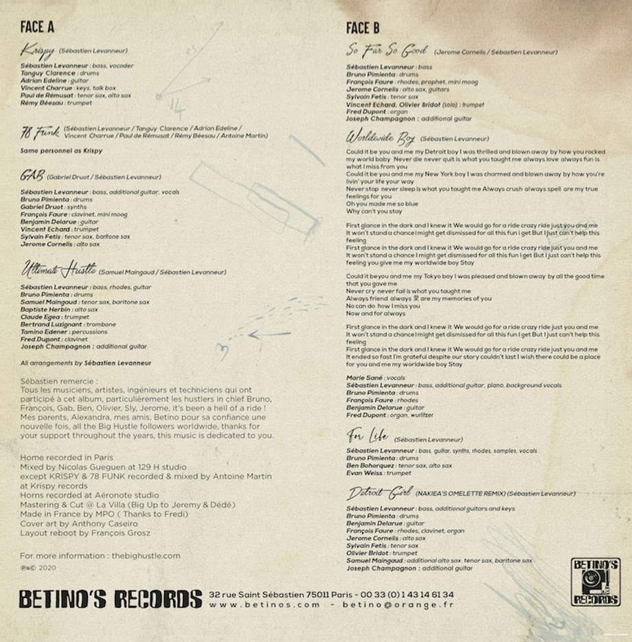 THE BIG HUSTLE - For Life