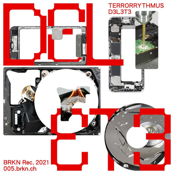TERRORRYTHMUS - D3l3t3 [full colour sleeve / coloured vinyl / incl. dl code]
