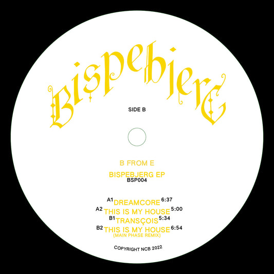 B FROM E - Bispebjerg EP [stickered sleeve / incl. insert]