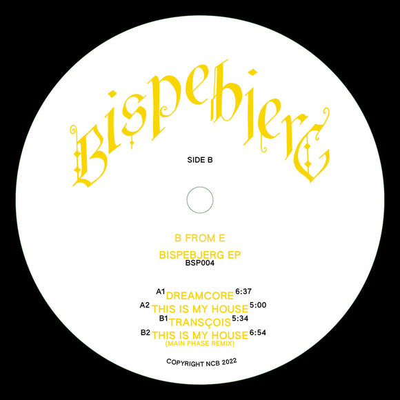 B FROM E - Bispebjerg EP [stickered sleeve / incl. insert]