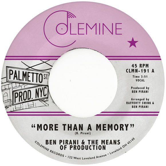 Ben Pirani - More Than A Memory	[White Label Version]