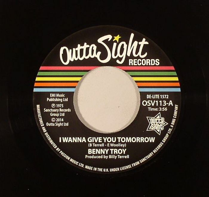 Benny TROY - I Wanna Give You Tomorrow [Repress]