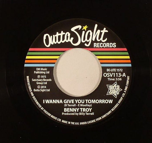 Benny TROY - I Wanna Give You Tomorrow [Repress]