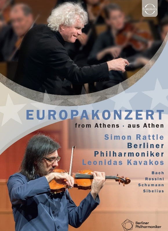 Berliner Philharmoniker, Sir Simon Rattle, Leonidas Kavakos - EUROPAKONZERT 2015 [BLURAY]