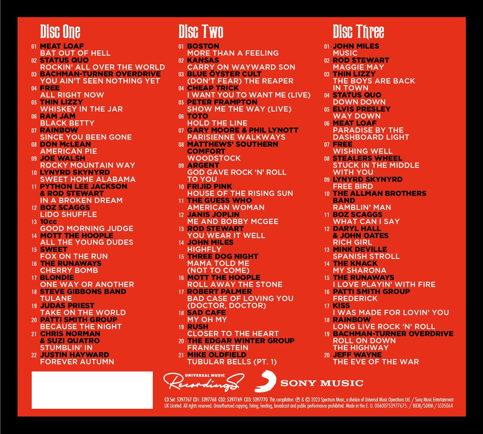 Various Artists The Best 70s Rock Album In The World… Ever! [3CD