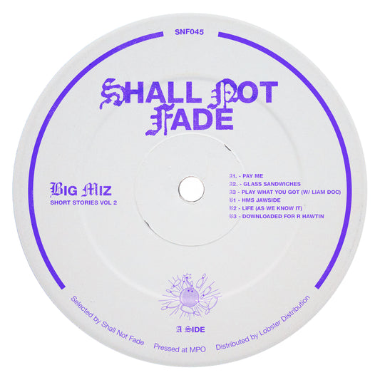 Big Miz - Short Stories Vol2 EP