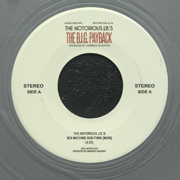 BIGGIE vs JAMES BROWN - Sex Machine Gun Funk/BIG Poppa's Got A Brand New Bag [Silver Vinyl]