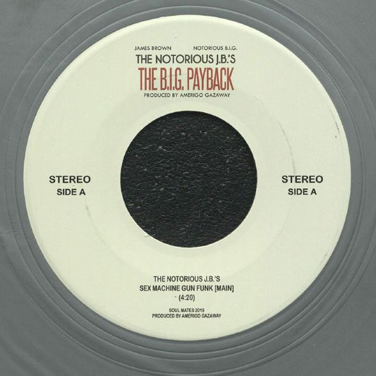 BIGGIE vs JAMES BROWN - Sex Machine Gun Funk/BIG Poppa's Got A Brand New Bag [Silver Vinyl]