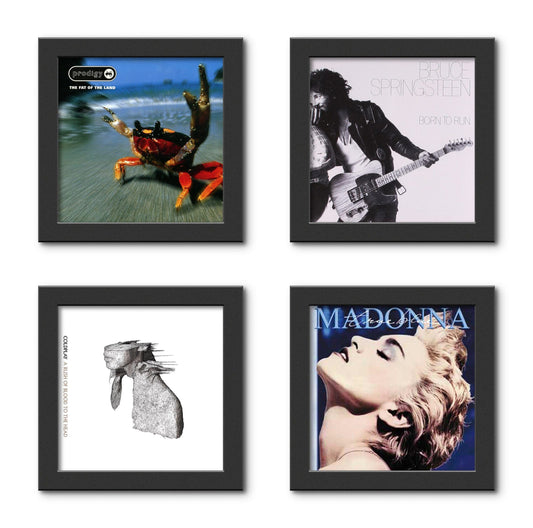 SHOW AND LISTEN - Black LP Flip Frame 4 Pack