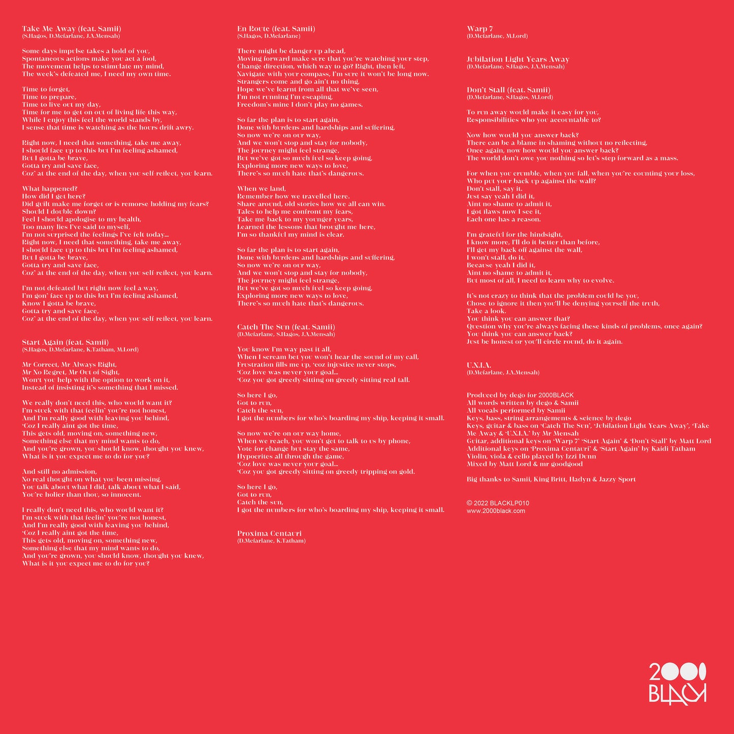 dego - Love Was Never Your Goa