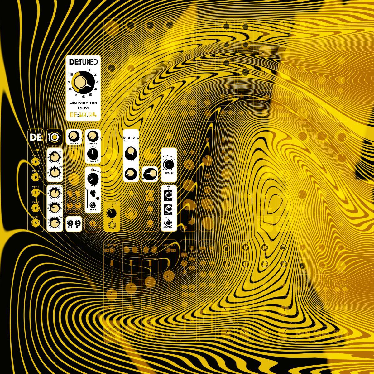 Blu Mar Ten / PFM - DE:1004 [full colour sleeve / ltd clear yellow vinyl edition / 180 grams]