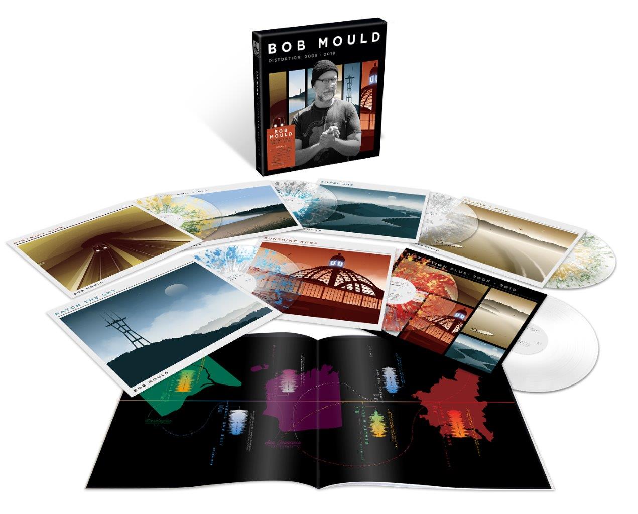 Bob Mould - Distortion: 2008-2019 (140g Clear Splatter Vinyl) [7LP]