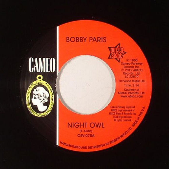 Bobby PARIS - Night Owl