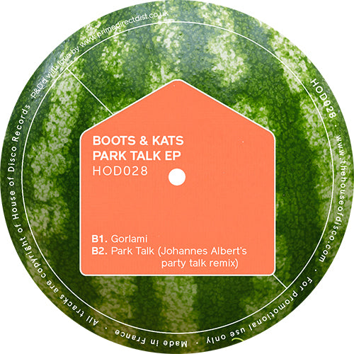 Boots & Kats - Park Talk EP
