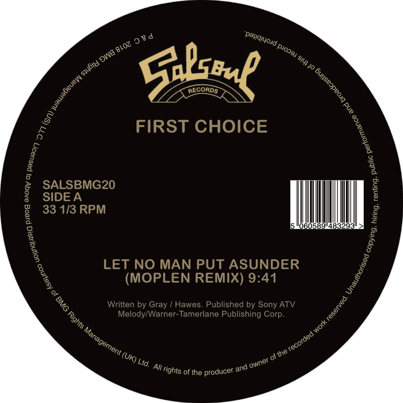 CANDIDO / FIRST CHOICE - JINGO / LET NO MAN PUT ASUNDER (MOPLEN EDITS)