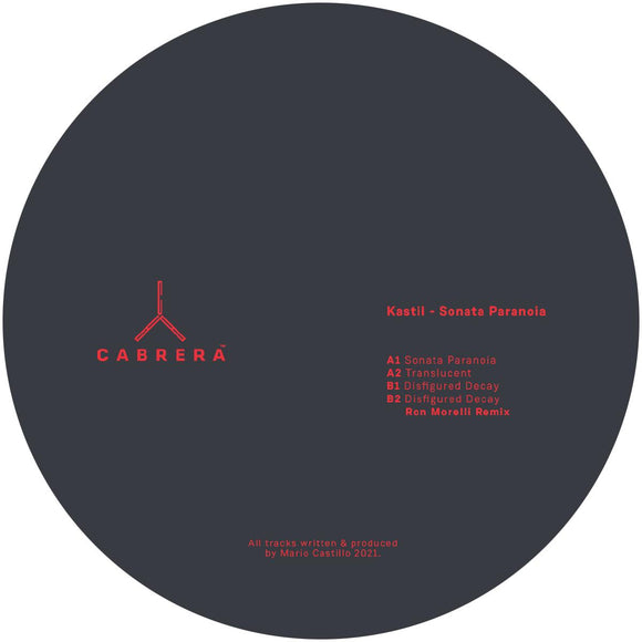 Kastil (incl. Ron Morelli remix) - Sonata Paranoia EP