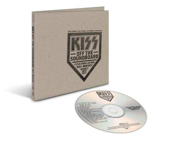 Kiss - Off The Soundboard: Des Moines – November 29, 1977 [CD]