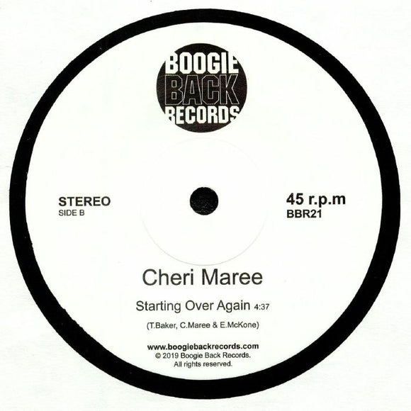 CHERI MAREE - STARTING OVER AGAIN / I WANT YOU BACK