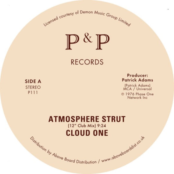 Cloud One - Atmosphere Strut (Inc KON's Fly Away Edit)
