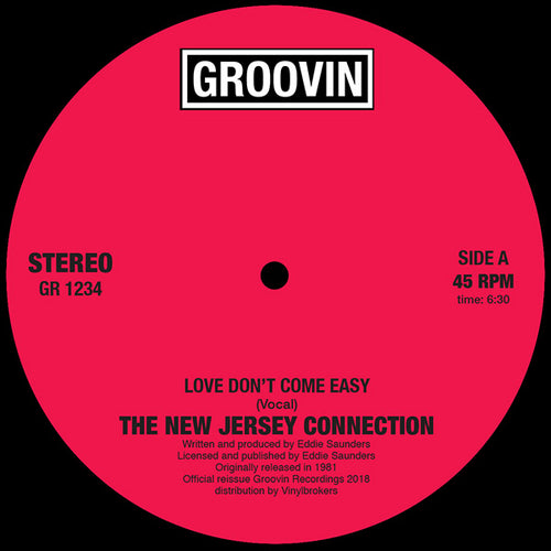 The New Jersey Connection - LOVE DON'T COME EASY