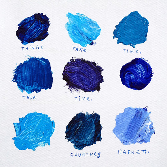 COURTNEY BARNETT - THINGS TAKE TIME, TAKE TIME [Blue Coloured LP]