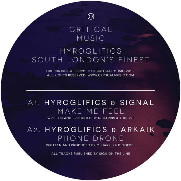 Hyroglifcs - South Londons Finest (Critical vinyl)