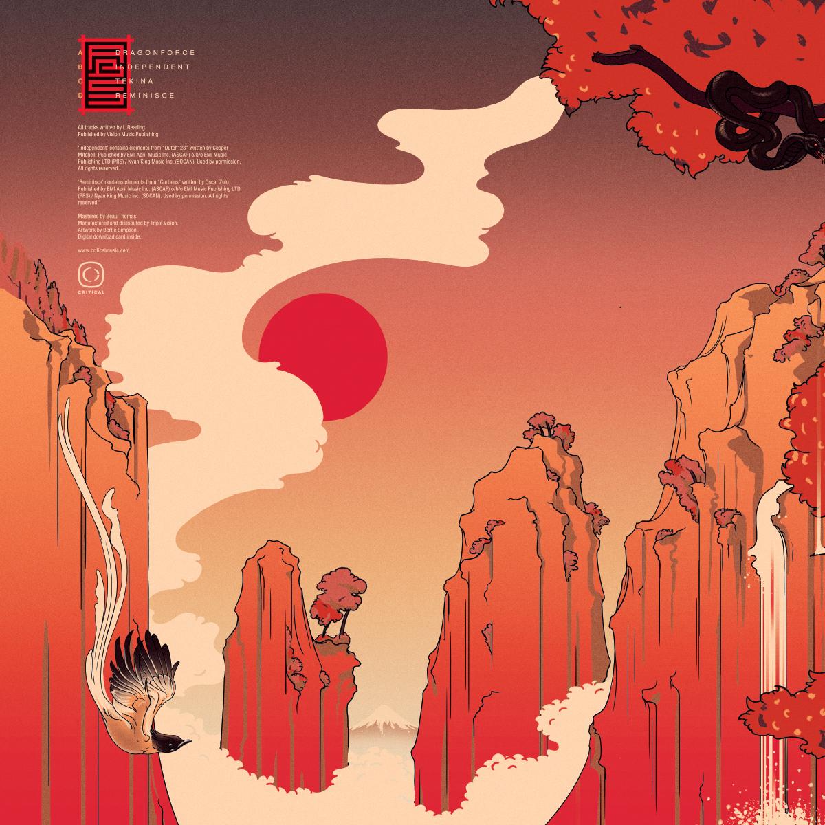 Halogenix - Dragon Force EP [full colour sleeve / silver vinyl / incl dl code]