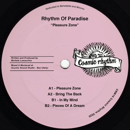 Rhythm Of Paradise - Pleasure Zone [Repress]