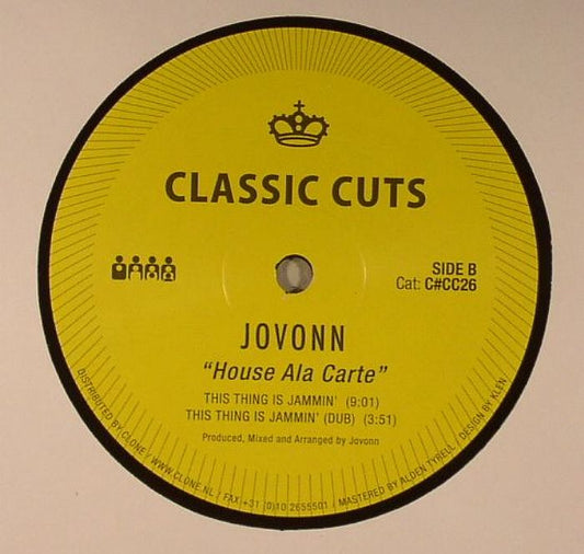 Jovonn - House Ala Carte